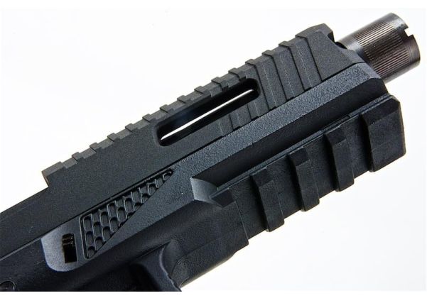 Novritsch SSP18 CO2 GBB エアソフトピストル - ブラック-AIRSOFT GOGO エアガン・サバゲー用品通販