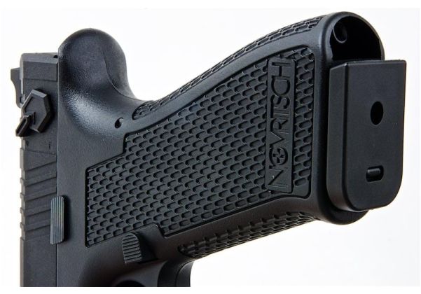 Novritsch SSP18 CO2 GBB エアソフトピストル - ブラック-AIRSOFT GOGO エアガン・サバゲー用品通販