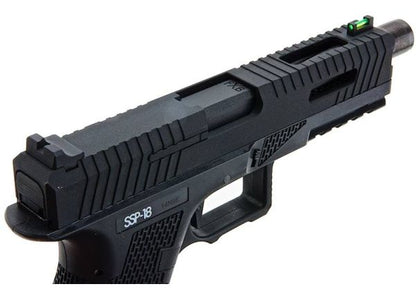 Novritsch SSP18 CO2 GBB エアソフトピストル - ブラック-AIRSOFT GOGO エアガン・サバゲー用品通販