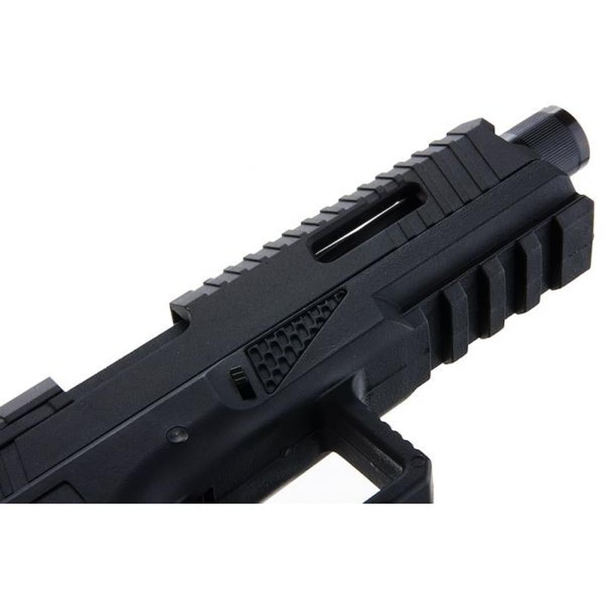 NOVRITSCH SSP18 グリーン ガス エアソフト ピストル - ブラック-AIRSOFT GOGO エアガン・サバゲー用品通販