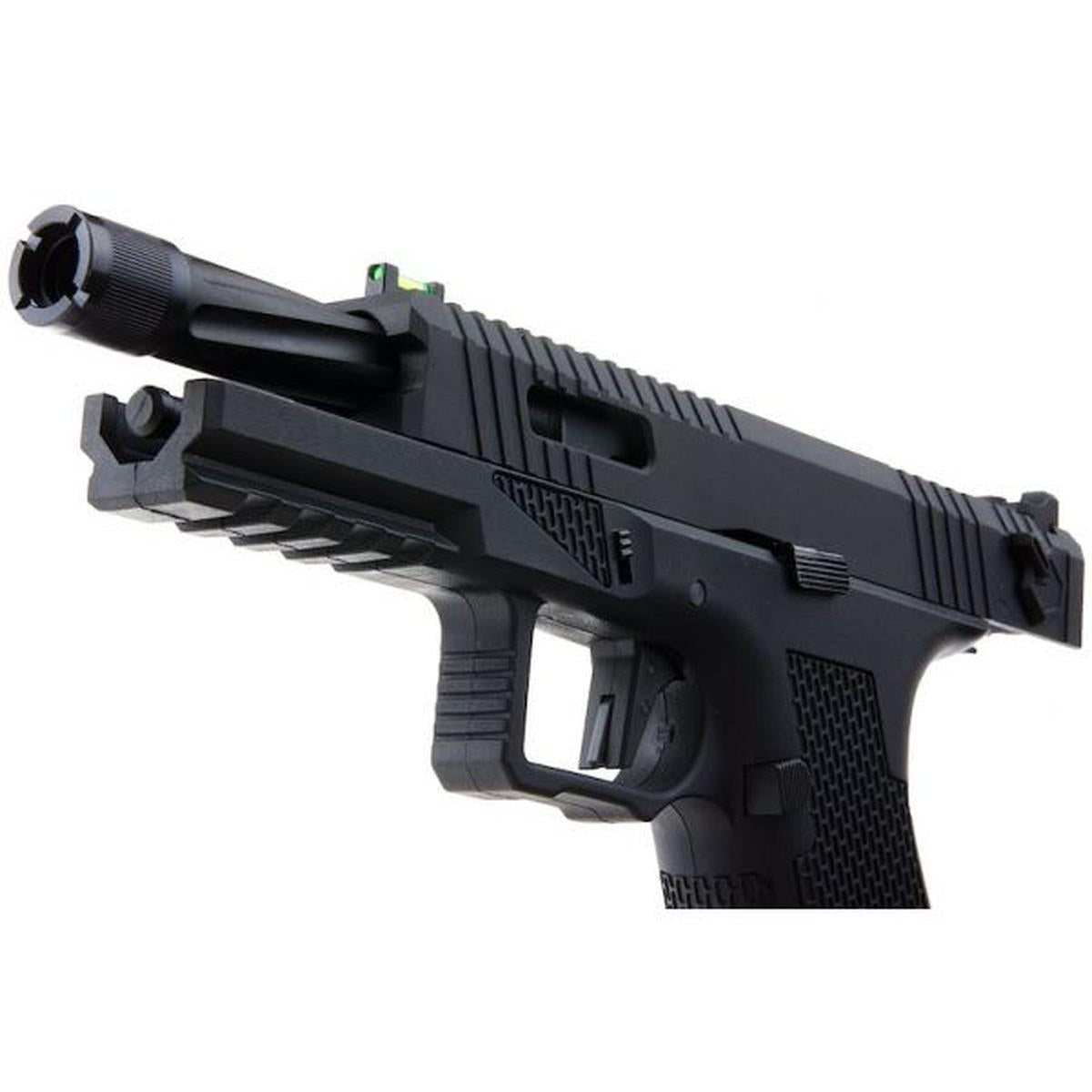 NOVRITSCH SSP18 グリーン ガス エアソフト ピストル - ブラック-AIRSOFT GOGO エアガン・サバゲー用品通販