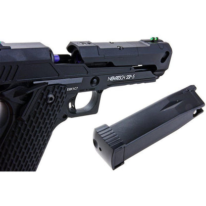 NOVRITSCH SSP5 4.3 グリーン ガス エアソフト ピストル - ブラック-AIRSOFT GOGO エアガン・サバゲー用品通販