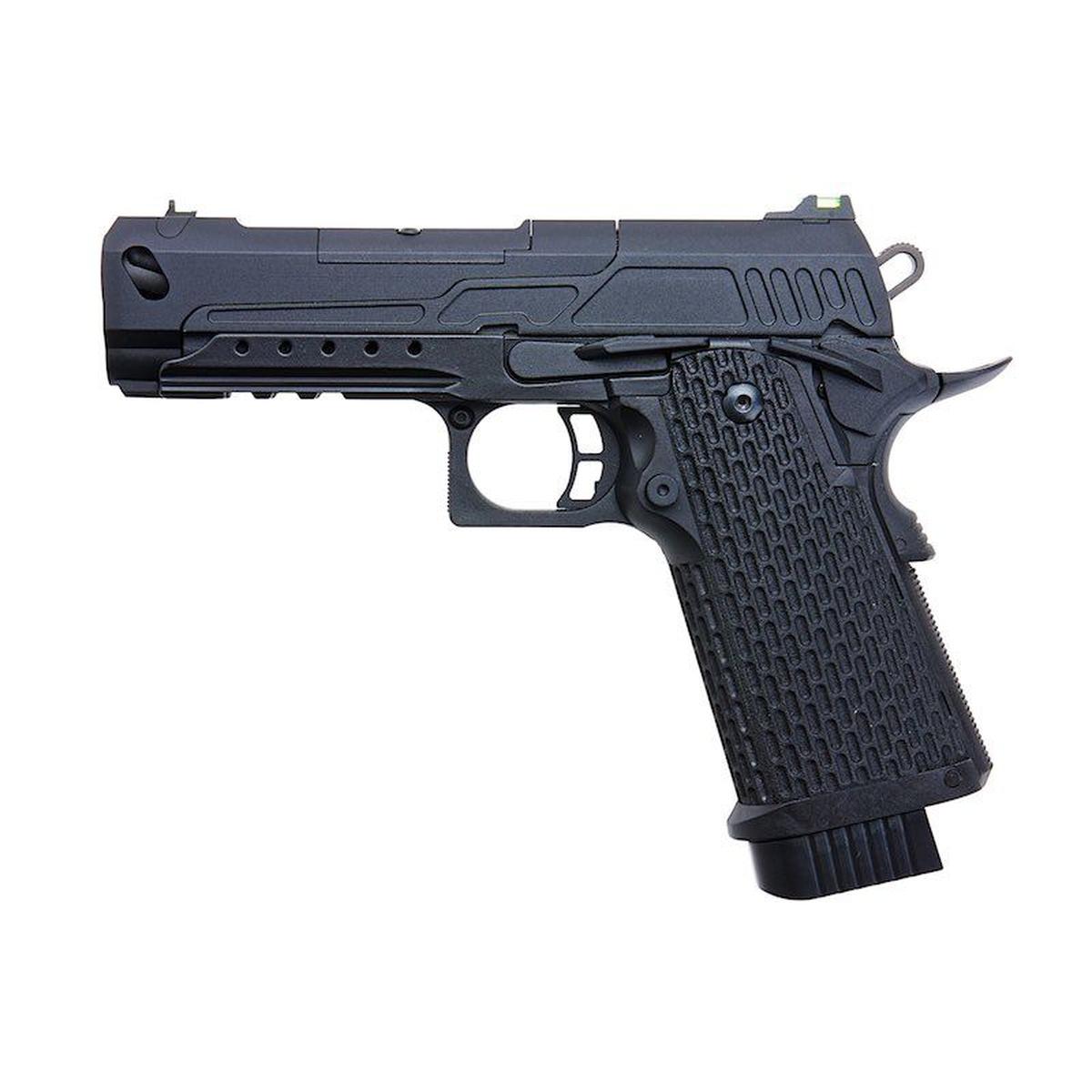 NOVRITSCH SSP5 4.3 グリーン ガス エアソフト ピストル - ブラック-AIRSOFT GOGO エアガン・サバゲー用品通販
