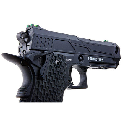 NOVRITSCH SSP5 4.3 グリーン ガス エアソフト ピストル - ブラック-AIRSOFT GOGO エアガン・サバゲー用品通販