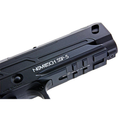 NOVRITSCH SSP5 4.3 グリーン ガス エアソフト ピストル - ブラック-AIRSOFT GOGO エアガン・サバゲー用品通販
