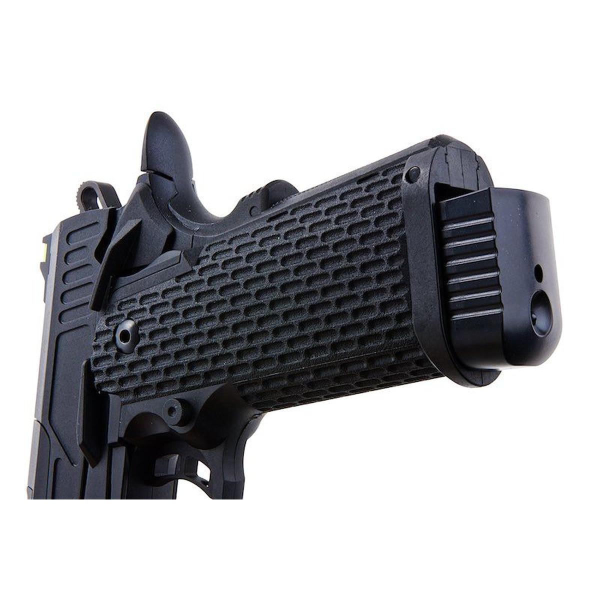 NOVRITSCH SSP5 4.3 グリーン ガス エアソフト ピストル - ブラック-AIRSOFT GOGO エアガン・サバゲー用品通販