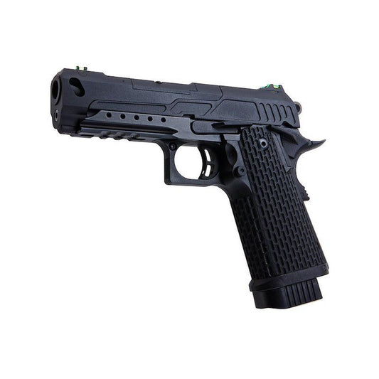 NOVRITSCH SSP5 4.3 グリーン ガス エアソフト ピストル - ブラック-AIRSOFT GOGO エアガン・サバゲー用品通販