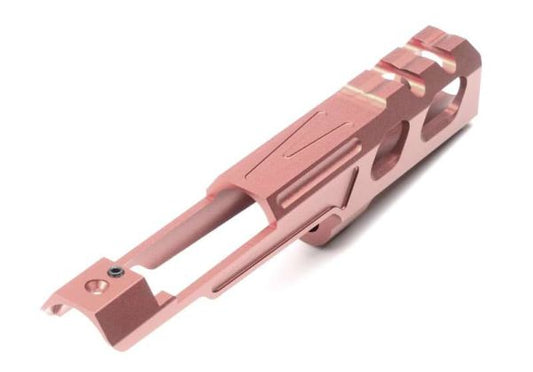 Novritsch SSP5 GBB カスタムCNCフロントGBBスライドV1 - ピンク（6インチ）-AIRSOFT GOGO エアガン・サバゲー用品通販