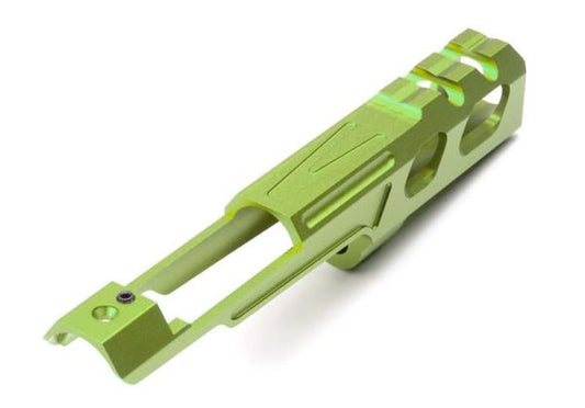 Novritsch SSP5 GBB カスタムCNCフロントGBBスライドV1 - ライトグリーン（6インチ）-AIRSOFT GOGO エアガン・サバゲー用品通販