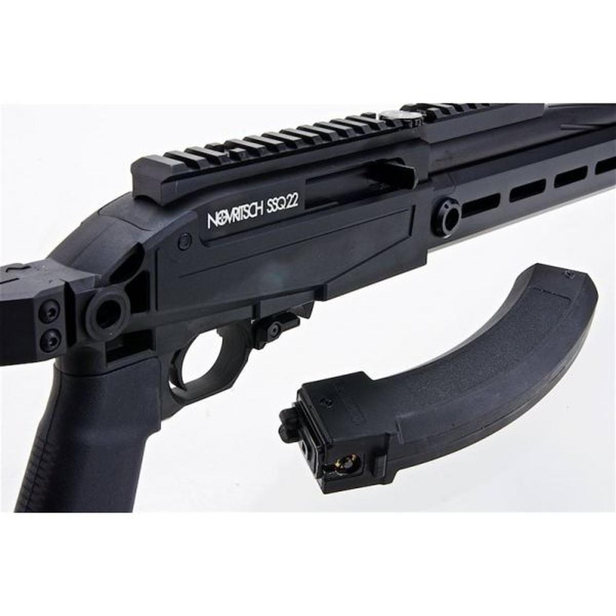 NOVRITSCH SSQ22 GBB エアソフトライフル - ブラック-AIRSOFT GOGO エアガン・サバゲー用品通販
