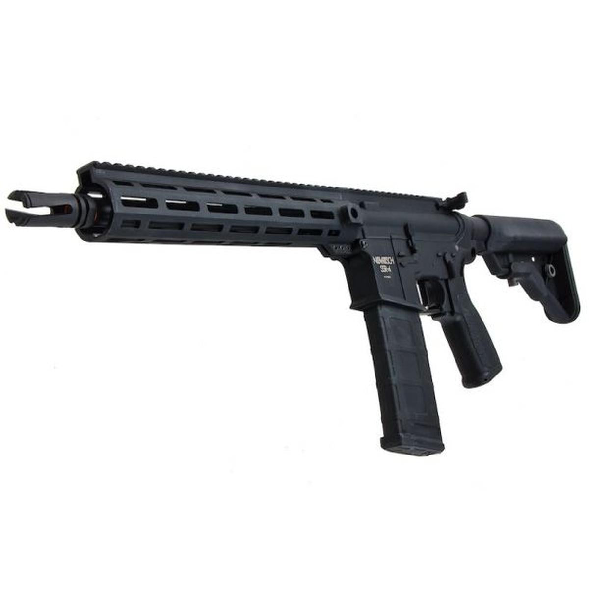 NOVRITSCH SSR-4 エアソフト AEG ライフル (ポリマー レシーバー) - ブラック-AIRSOFT GOGO エアガン・サバゲー用品通販