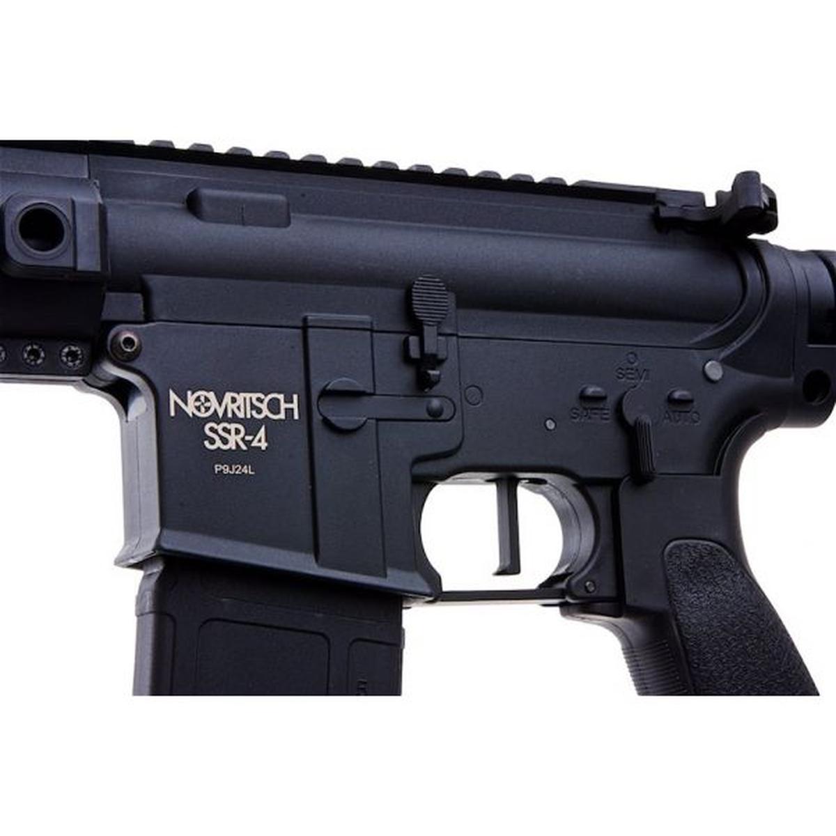 NOVRITSCH SSR-4 GEN 2 エアソフト AEG ライフル (ポリマー レシーバー) - ブラック-AIRSOFT GOGO エアガン・サバゲー用品通販