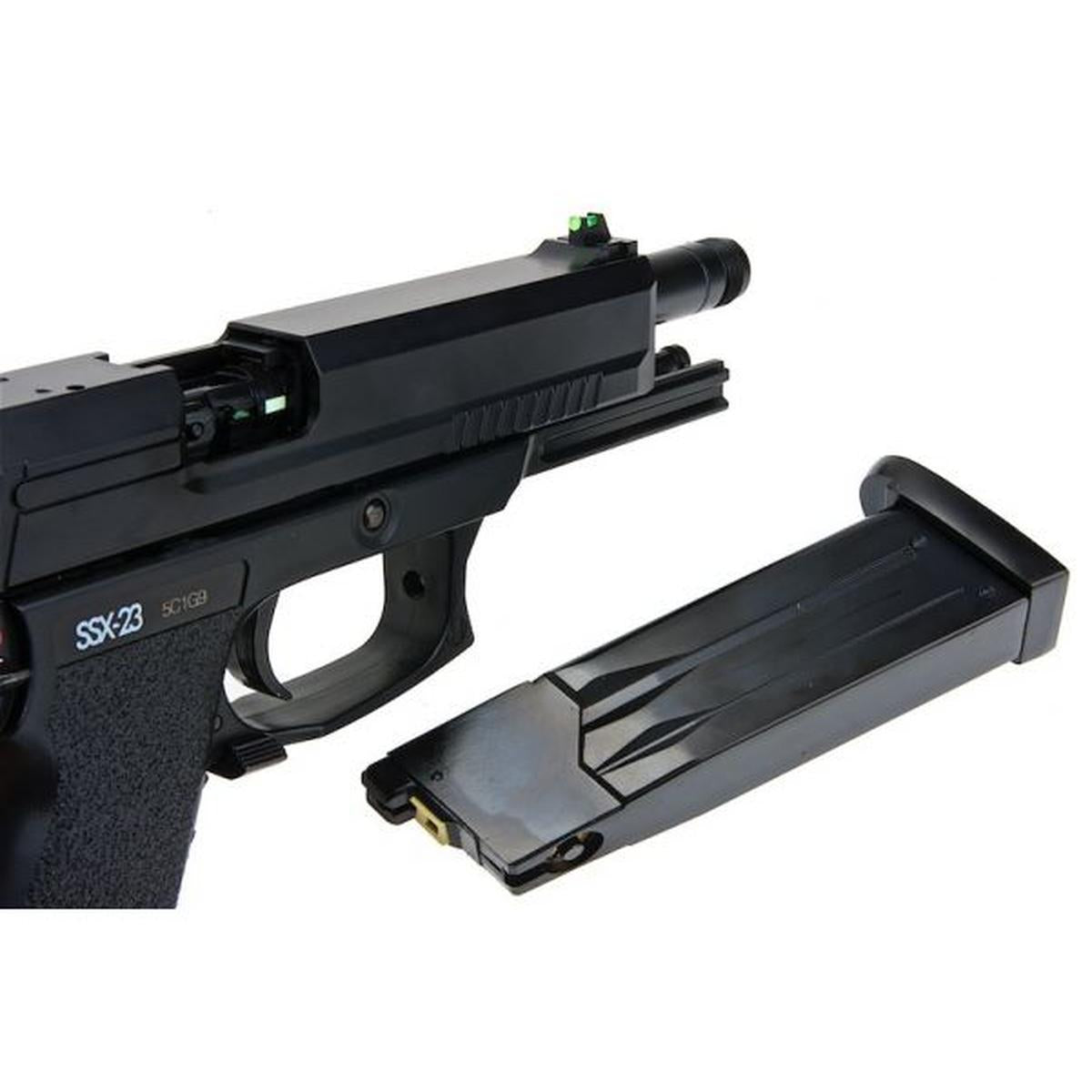 NOVRITSCH SSX23 グリーン ガス エアソフト ピストル-AIRSOFT GOGO エアガン・サバゲー用品通販