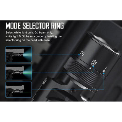 OLIGHT BALDR PRO R LED ライト グリーンドット付き - デザートタン-AIRSOFT GOGO エアガン・サバゲー用品通販