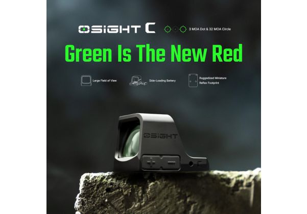 OLIGHT Osight C オープンリフレックス グリーンドットサイト-AIRSOFT GOGO エアガン・サバゲー用品通販
