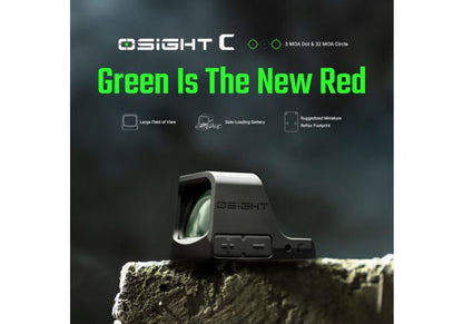 OLIGHT Osight C オープンリフレックス グリーンドットサイト-AIRSOFT GOGO エアガン・サバゲー用品通販