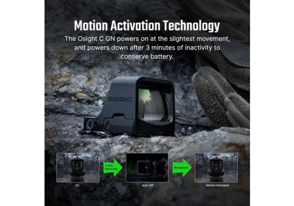 OLIGHT Osight C オープンリフレックス グリーンドットサイト-AIRSOFT GOGO エアガン・サバゲー用品通販