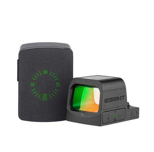 OLIGHT Osight S マルチレチクル反射サイト 磁気充電カバー付き (2 MOA ドット & 32 MOA サークル)-AIRSOFT GOGO エアガン・サバゲー用品通販