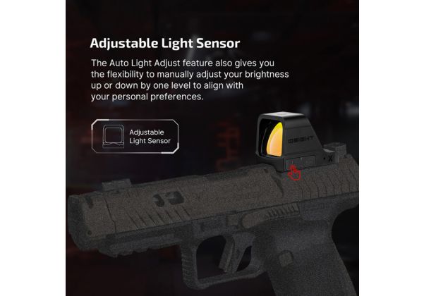 OLIGHT Osight X マルチレチクル反射サイト、磁気充電カバー付き (3 MOA ドット & 32 MOA サークル)-AIRSOFT GOGO エアガン・サバゲー用品通販