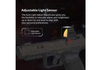 OLIGHT Osight X マルチレチクル反射サイト、磁気充電カバー付き (3 MOA ドット & 32 MOA サークル)-AIRSOFT GOGO エアガン・サバゲー用品通販