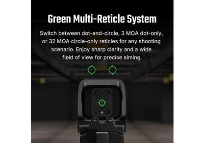 OLIGHT Osight X リフレックスグリーンドットサイト（マグネット式充電カバー付き）（3 MOAドット＆32 MOAサークル）-AIRSOFT GOGO エアガン・サバゲー用品通販