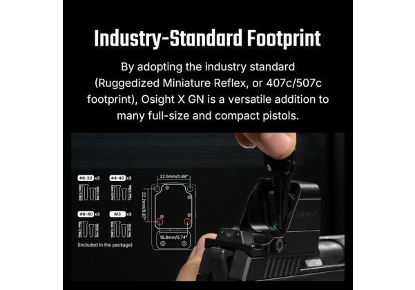 OLIGHT Osight X リフレックスグリーンドットサイト（マグネット式充電カバー付き）（3 MOAドット＆32 MOAサークル）-AIRSOFT GOGO エアガン・サバゲー用品通販