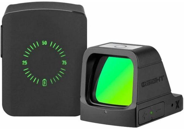 OLIGHT Osight X リフレックスグリーンドットサイト（マグネット式充電カバー付き）（3 MOAドット＆32 MOAサークル）-AIRSOFT GOGO エアガン・サバゲー用品通販