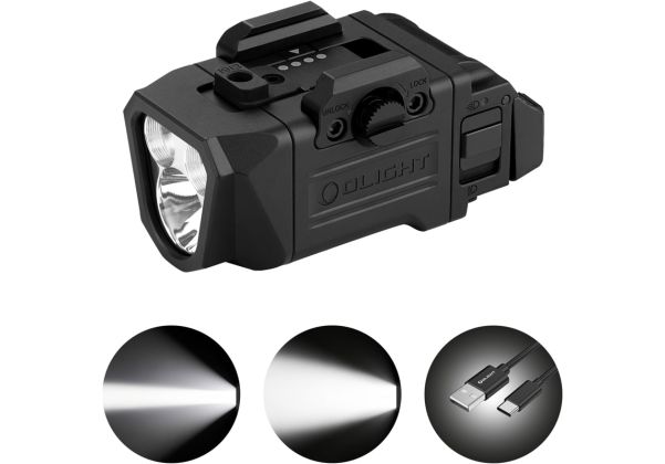 OLIGHT PL-X デュアルビームタクティカルライト - ブラック-AIRSOFT GOGO エアガン・サバゲー用品通販