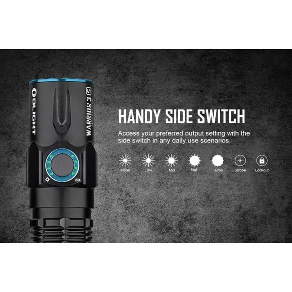 OLIGHT ウォリアー 3S ハンドヘルド懐中電灯-AIRSOFT GOGO エアガン・サバゲー用品通販