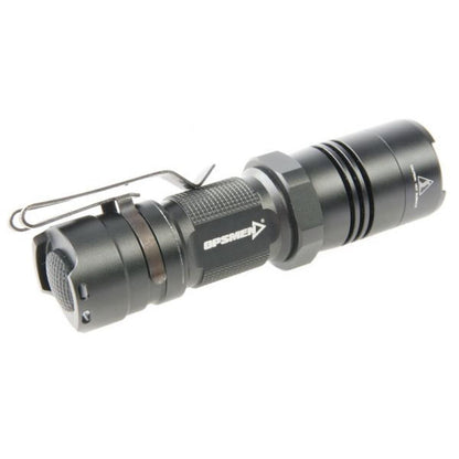 OPSMEN FAST 302 バックアップ タクティカル フラッシュライト (400 ルーメン) - ブラック-AIRSOFT GOGO エアガン・サバゲー用品通販