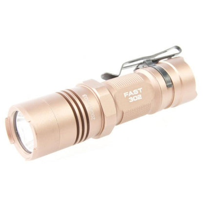 OPSMEN FAST 302 バックアップ タクティカル フラッシュライト (400 ルーメン) - コヨーテ タン-AIRSOFT GOGO エアガン・サバゲー用品通販