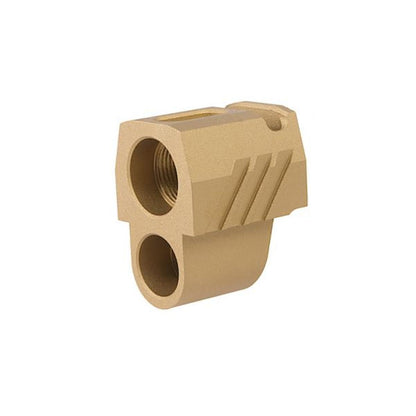 PRO ARMS SIG SAUER M17 / M18 / XCARRY PMM コンペンセイター (14MM CCW、CNC アルミニウム) - FDE-AIRSOFT GOGO エアガン・サバゲー用品通販