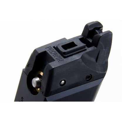 PROWIN G17 / G18 エアガン グリーン ガス マガジン (36 発、バージョン 2) - ブラック-AIRSOFT GOGO エアガン・サバゲー用品通販