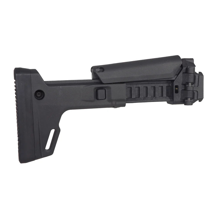 PTS 強化ポリマー E9 マサダストック（CZ Scorpion AEG 用アダプターー付き）（PT258450307）- ブラック-AIRSOFT GOGO エアガン・サバゲー用品通販