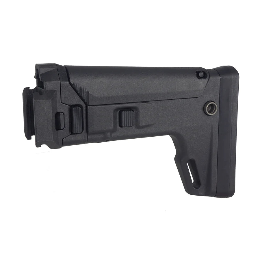 PTS 強化ポリマー E9 マサダストック（CZ Scorpion AEG 用アダプターー付き）（PT258450307）- ブラック-AIRSOFT GOGO エアガン・サバゲー用品通販