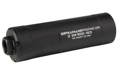 PTS グリフィン アーマメント レジスタンス 22 (R22) ダイレクト スレッド バレル モジュラー サプレッサー (ダミー バージョン) - BK-AIRSOFT GOGO エアガン・サバゲー用品通販