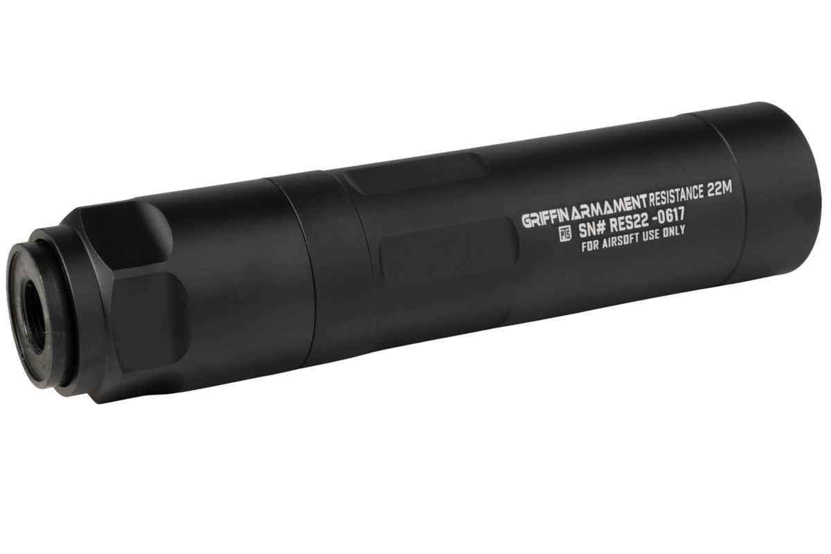 PTS グリフィン アーマメント レジスタンス 22 (R22) テープ マウント モジュラー サプレッサー (トレーサー バージョン) - BK-AIRSOFT GOGO エアガン・サバゲー用品通販