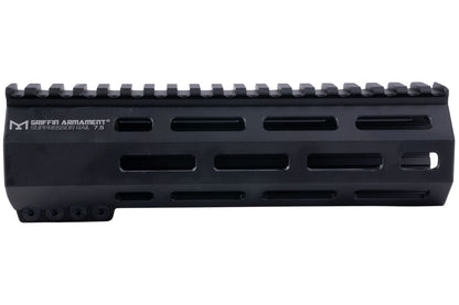 PTS グリフィン アーマメント SR-リジッド M-LOK ハンドガード M4 AEG / GBB / PTW ライフル用 (7.5 インチ、アルミニウム / アルミ、ブラック)-AIRSOFT GOGO エアガン・サバゲー用品通販