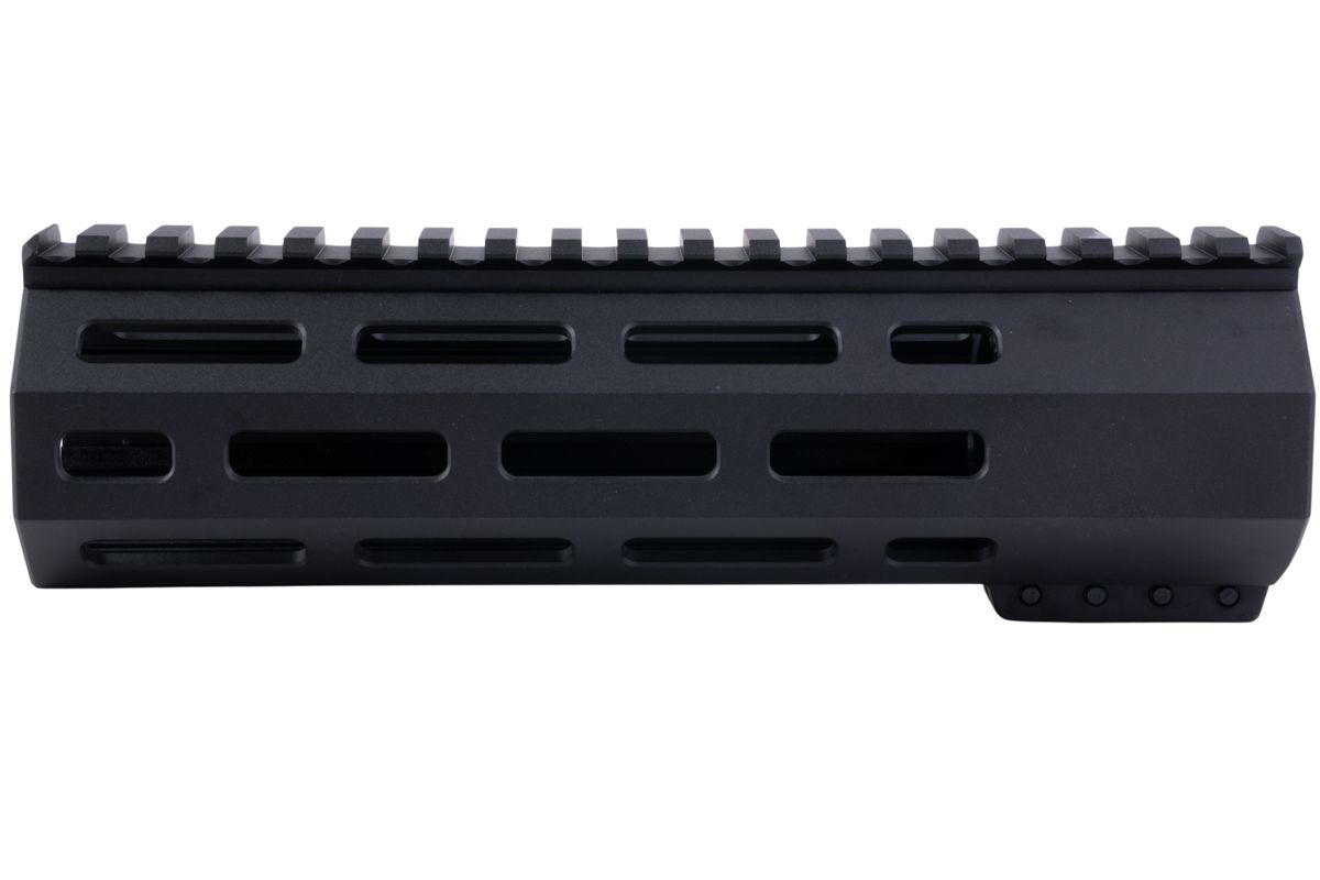 PTS グリフィン アーマメント SR-リジッド M-LOK ハンドガード M4 AEG / GBB / PTW ライフル用 (7.5 インチ、アルミニウム / アルミ、ブラック)-AIRSOFT GOGO エアガン・サバゲー用品通販