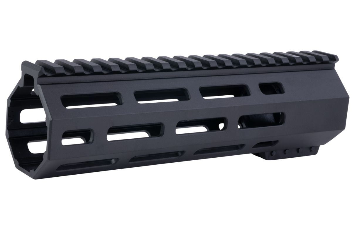 PTS グリフィン アーマメント SR-リジッド M-LOK ハンドガード M4 AEG / GBB / PTW ライフル用 (7.5 インチ、アルミニウム / アルミ、ブラック)-AIRSOFT GOGO エアガン・サバゲー用品通販