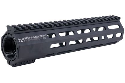 PTS グリフィン アーマメント SR-リジッド M-LOK ハンドガード M4 AEG / GBB / PTW ライフル用 (9.5 インチ、アルミニウム / アルミ、ブラック)-AIRSOFT GOGO エアガン・サバゲー用品通販