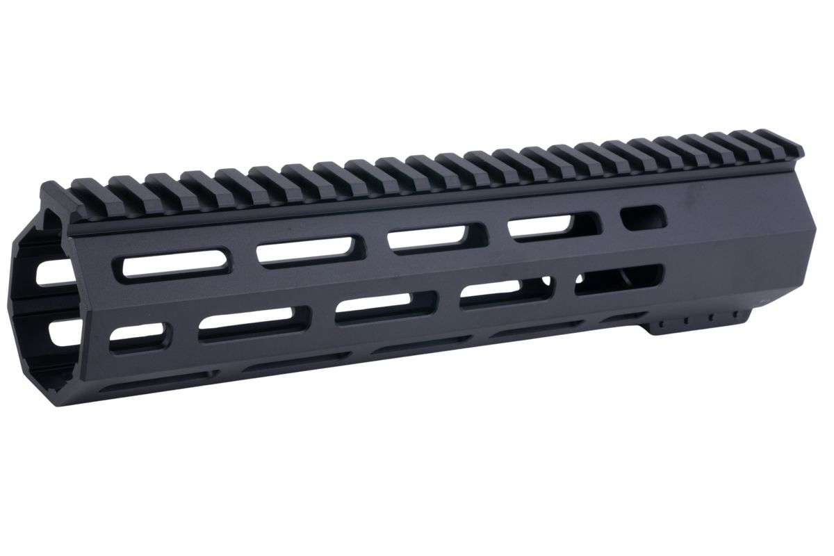 PTS グリフィン アーマメント SR-リジッド M-LOK ハンドガード M4 AEG / GBB / PTW ライフル用 (9.5 インチ、アルミニウム / アルミ、ブラック)-AIRSOFT GOGO エアガン・サバゲー用品通販