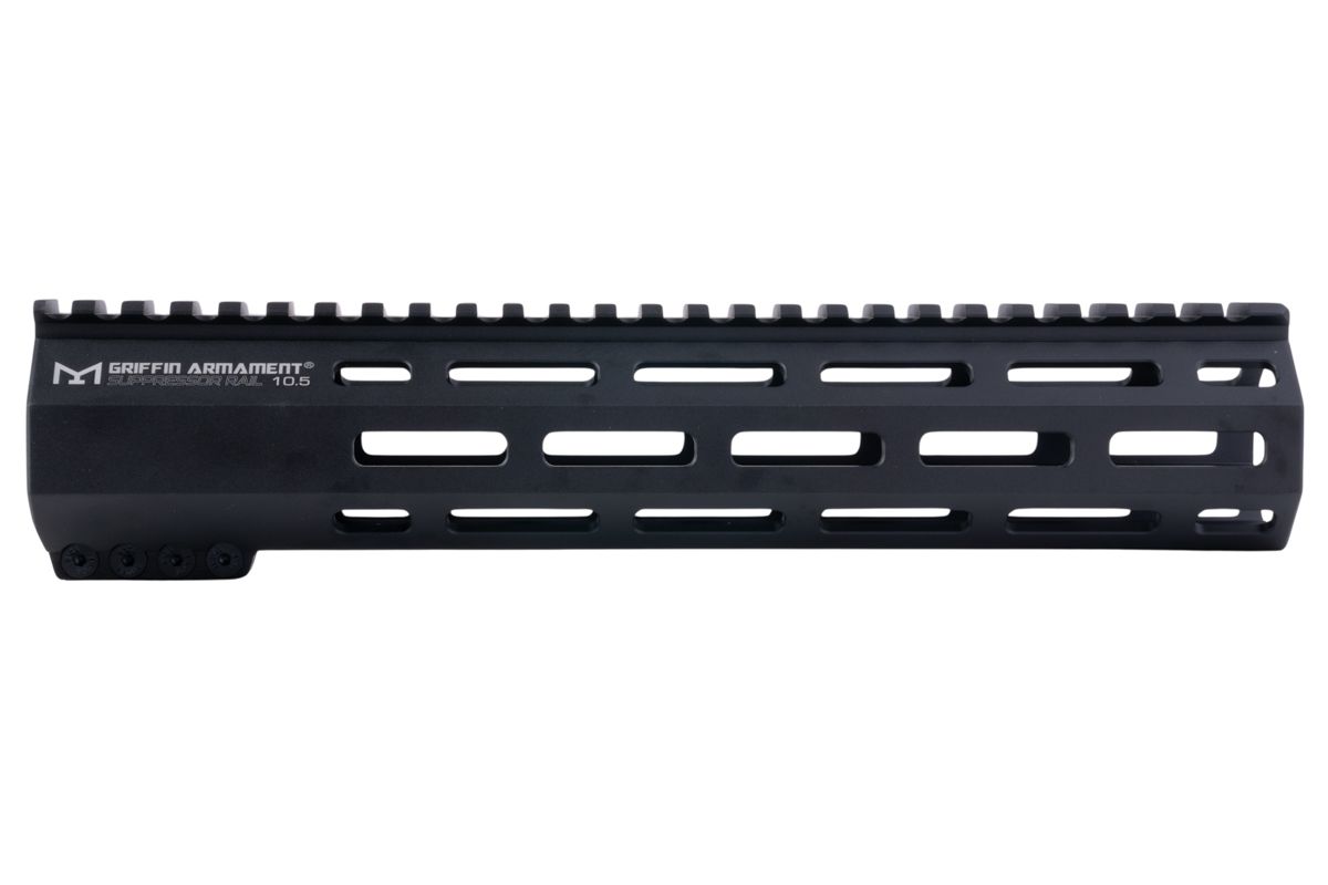 PTS グリフィン アーマメント SR-リジッド M-LOK ハンガード M4 AEG / GBB / PTW ライフル用 (10.5 インチ、アルミニウム / アルミ、ブラック)-AIRSOFT GOGO エアガン・サバゲー用品通販