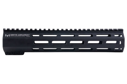 PTS グリフィン アーマメント SR-リジッド M-LOK ハンガード M4 AEG / GBB / PTW ライフル用 (10.5 インチ、アルミニウム / アルミ、ブラック)-AIRSOFT GOGO エアガン・サバゲー用品通販