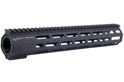 PTS グリフィン アーマメント SR-リジッド M-LOK ハンガード M4 AEG / GBB / PTW ライフル用 (12.5 インチ、アルミニウム / アルミ、ブラック)-AIRSOFT GOGO エアガン・サバゲー用品通販