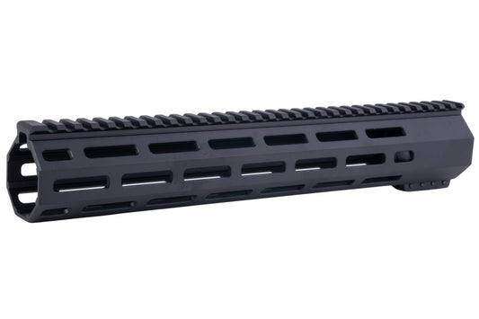 PTS グリフィン アーマメント SR-リジッド M-LOK ハンガード M4 AEG / GBB / PTW ライフル用 (12.5 インチ、アルミニウム / アルミ、ブラック)-AIRSOFT GOGO エアガン・サバゲー用品通販