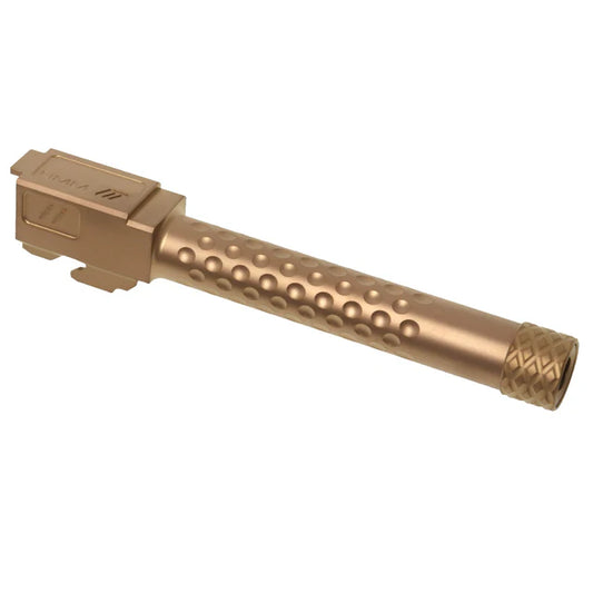 PTS ZEV CNC ステンレススチール ス赤アウターバレル G17 GBB用 (CB03749) - 金(きん)-AIRSOFT GOGO エアガン・サバゲー用品通販