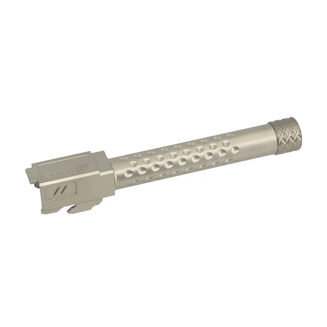 PTS ZEV CNC ステンレススチール ス赤アウターバレル G17 GBB用 (CB03749) - 銀(ぎん)-AIRSOFT GOGO エアガン・サバゲー用品通販
