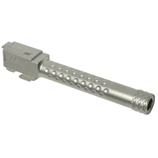 PTS ZEV CNC ステンレススチール ス赤アウターバレル G17 GBB用 (CB03749) - 銀(ぎん)-AIRSOFT GOGO エアガン・サバゲー用品通販