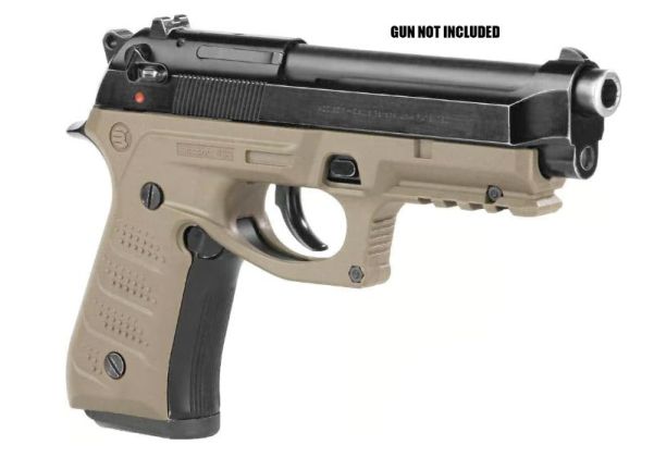Recover Tactical BRETTA 92/M9 グリップ＆レイルシステム - タン-AIRSOFT GOGO エアガン・サバゲー用品通販